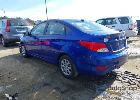 2013 Hyundai Accent Gls из США, поврежденный, VIN KMHCT4AE3DU477800